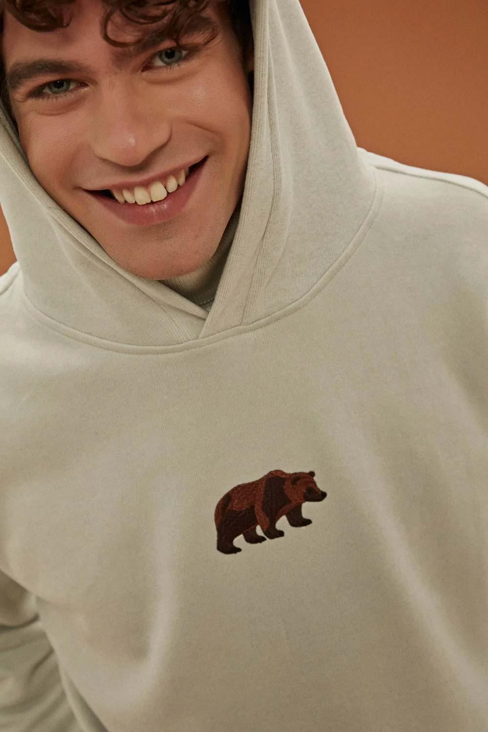 WWF Market-Bozayı Hoodie - Açık Gri-Sweatshirts & Hoodies-3-fleurdirect.live