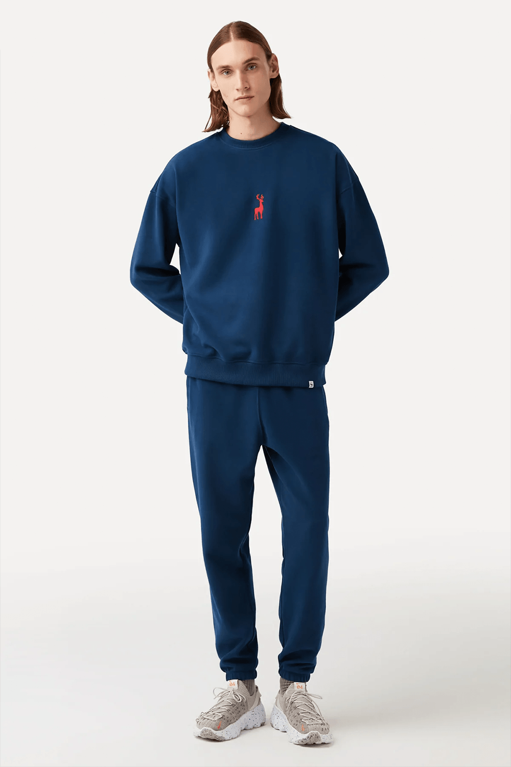 WWF Market-Geyik Sweatshirt - Lacivert-Sweatshirts & Hoodies-3-fleurdirect.live