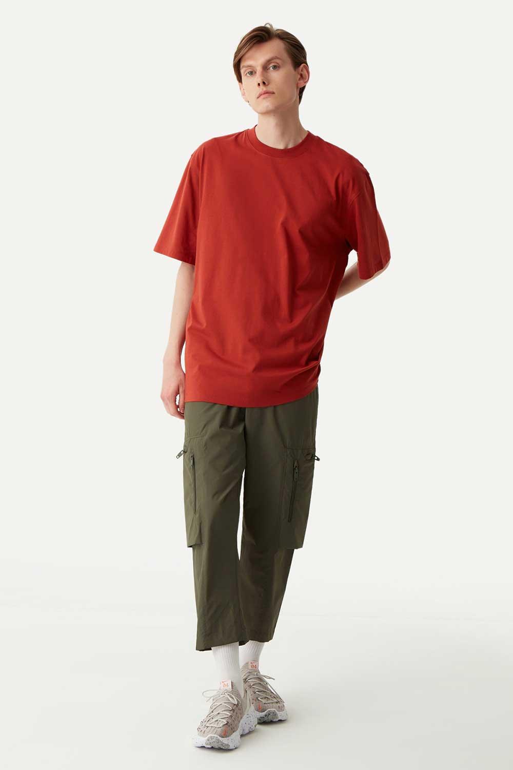 WWF Market-Grow Oversize T-Shirt - Koyu Oranj-T-Shirts-5-fleurdirect.live
