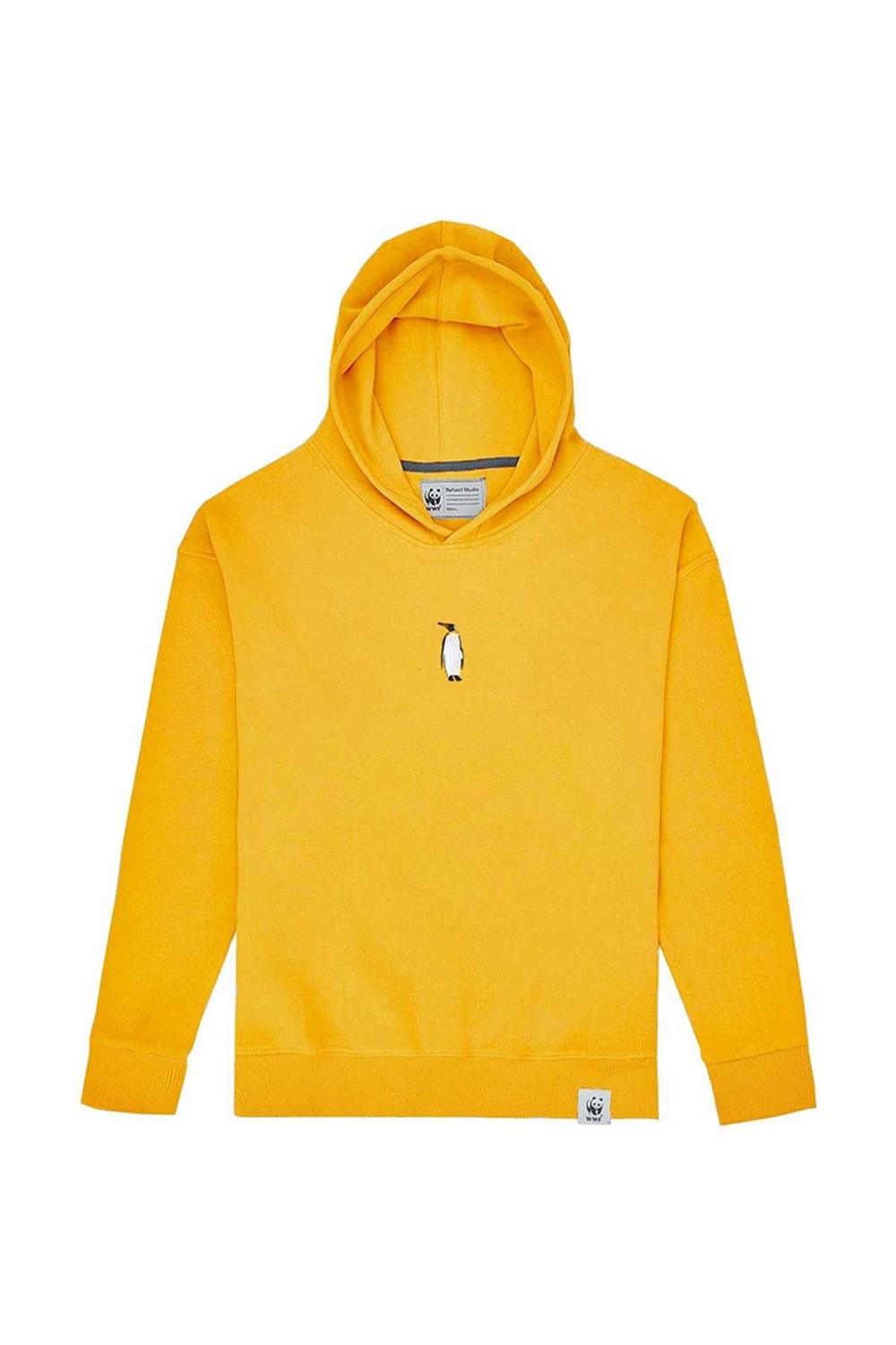 WWF Market-İmparator Penguen Hoodie - Sarı-Sweatshirts & Hoodies-1-fleurdirect.live