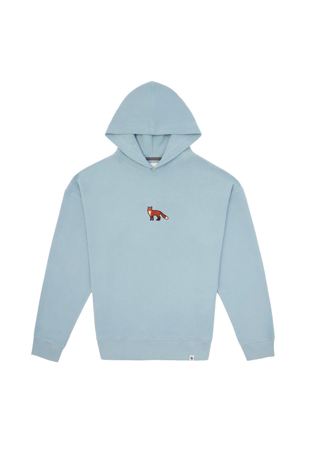 WWF Market-Kızıl Tilki Hoodie - Açık Mavi-Sweatshirts & Hoodies-1-fleurdirect.live