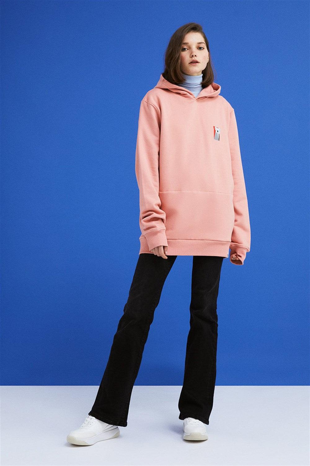 WWF Market-Koala Kanguru Hoodie - Pembe-Sweatshirts & Hoodies-2-fleurdirect.live