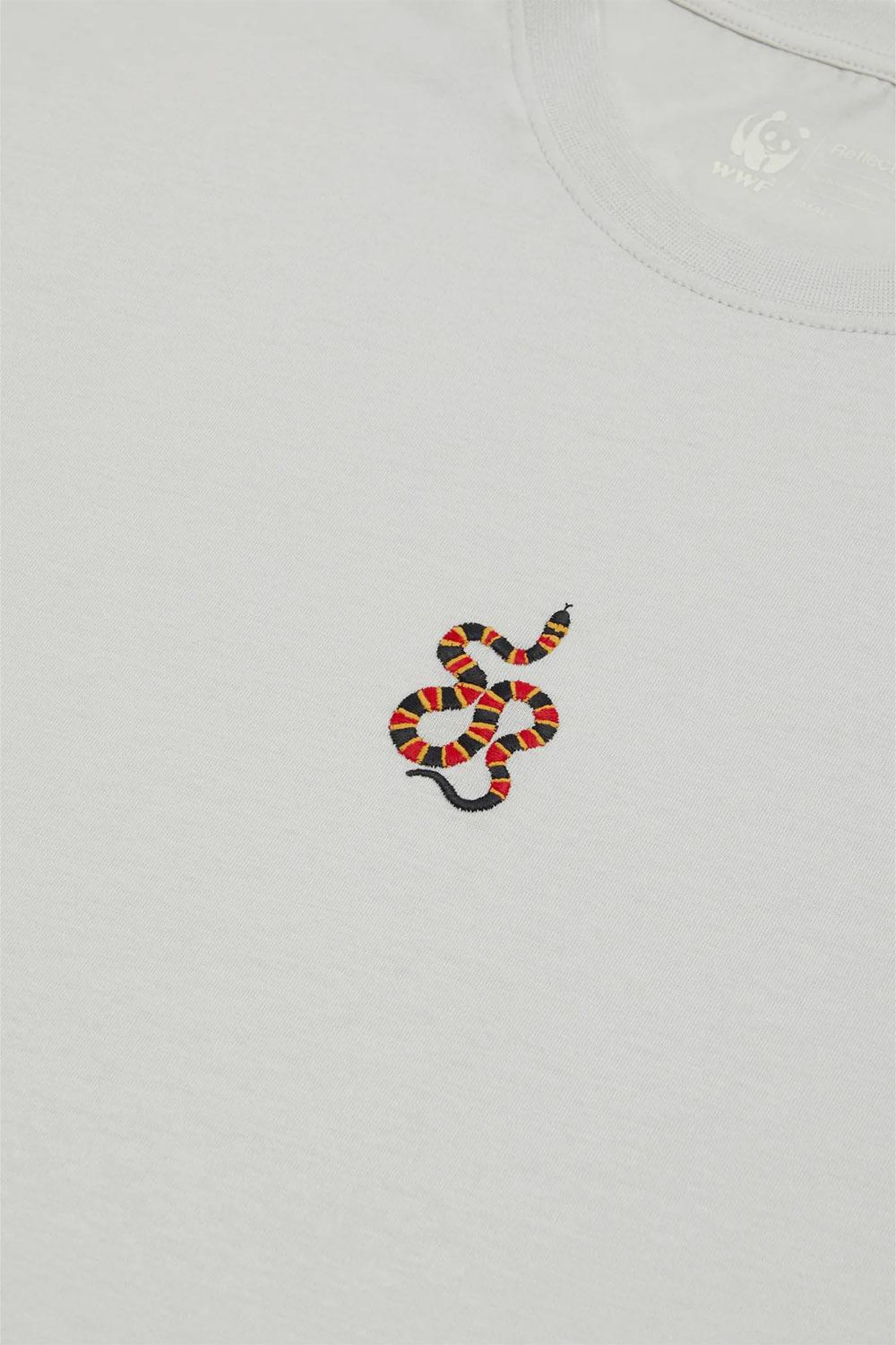 WWF Market-Mercan Yılanı Oversize T-shirt - Gri-T-Shirts-2-fleurdirect.live