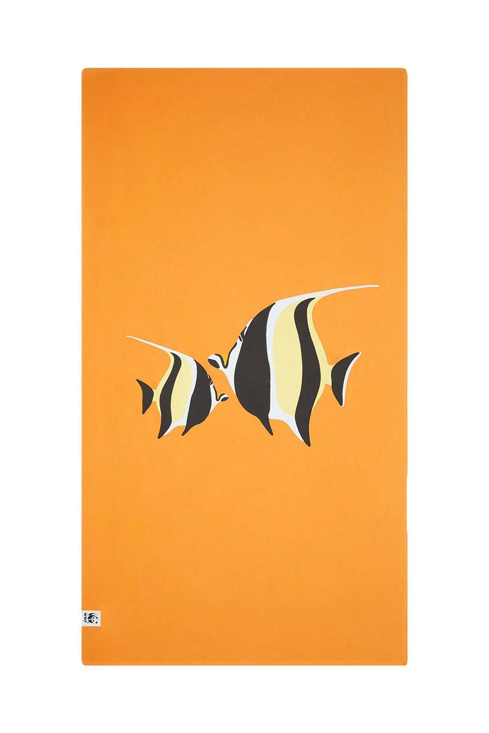 WWF Market-Moorish Idol Peştamal - Turuncu-Plaj Havlusu-1-fleurdirect.live