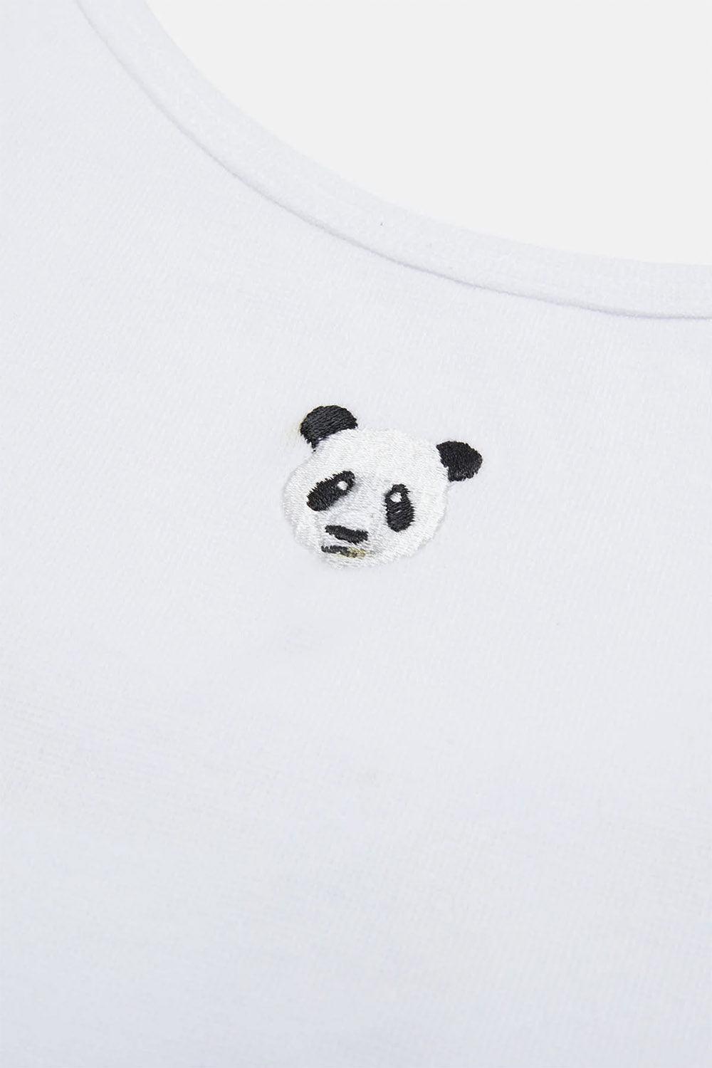 WWF Market-Panda Crop Atlet - Beyaz-T-Shirts-4-fleurdirect.live