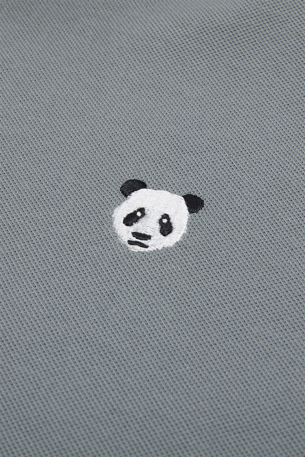 WWF Market-Panda Polo Yaka T-shirt - Gri-T-Shirts-6-fleurdirect.live