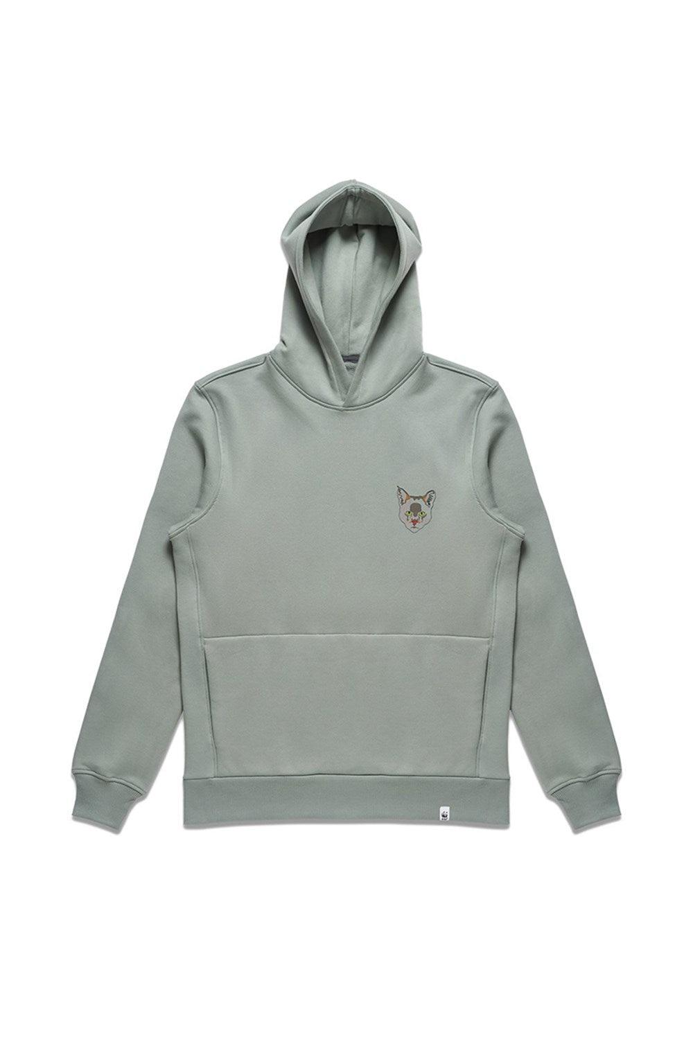 WWF Market-Saz Kedisi Hoodie - Gri-Sweatshirts & Hoodies-1-fleurdirect.live