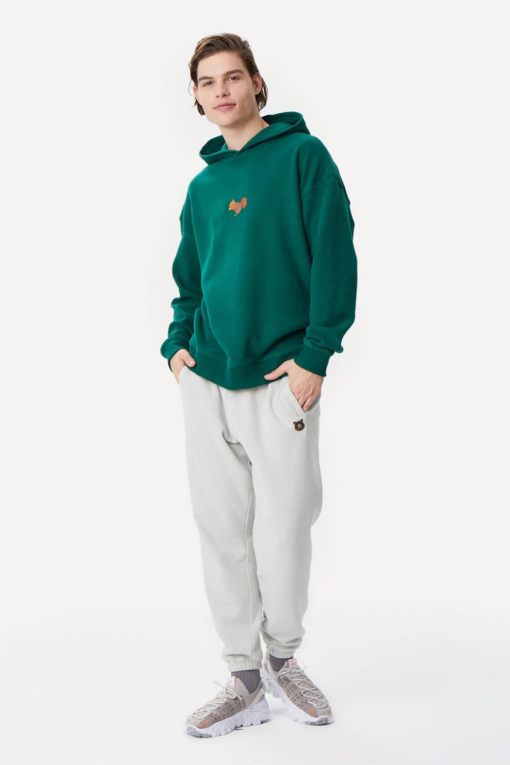 WWF Market-Sincap Hoodie - Nefti Yeşil-Sweatshirts & Hoodies-5-fleurdirect.live