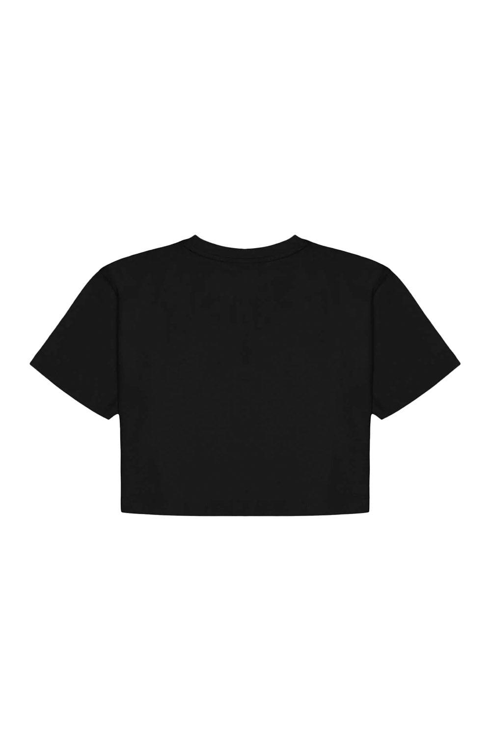 WWF Market-Yavru İmparator Penguen Crop T-shirt - Siyah-T-Shirts-6-fleurdirect.live