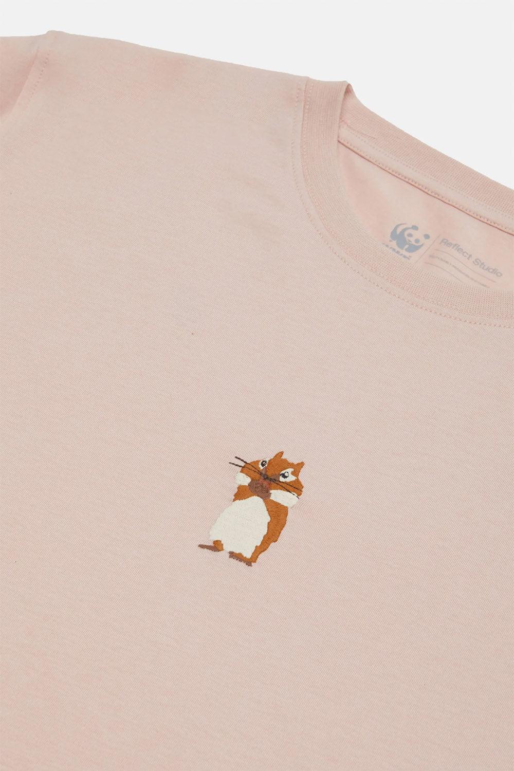 WWF Market-Yavru Sincap T-shirt - Gül Kurusu-T-Shirts-2-fleurdirect.live