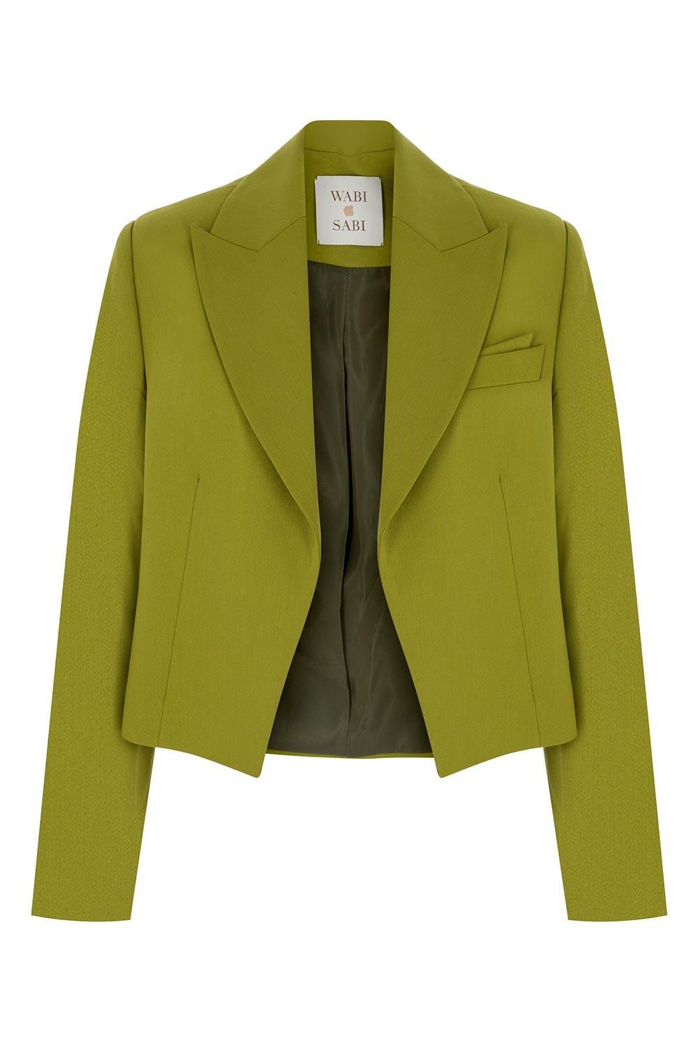 Wabi Sabi-Grazia Yeşil Ceket-Ceket-1-fleurdirect.live