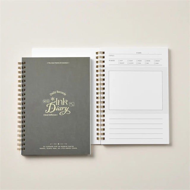 Wearingeul-Impression Mürekkep Günlüğü, B6-Defter-4-fleurdirect.live