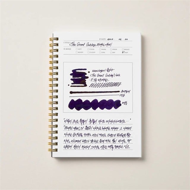 Wearingeul-Impression Mürekkep Günlüğü, B6-Defter-5-fleurdirect.live