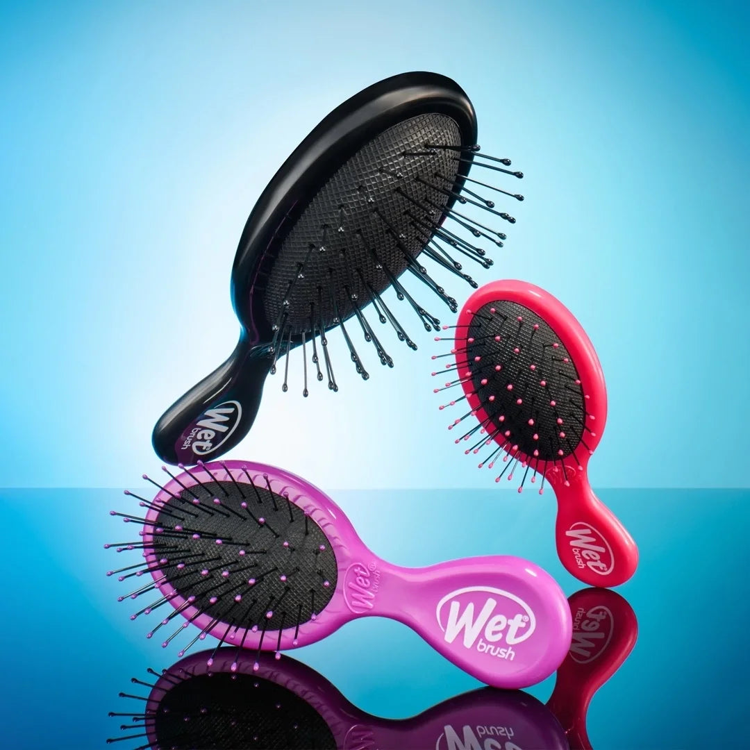 Wet Brush Mini Detangler Dolaşık Açıcı Saç Fırçası Mor
