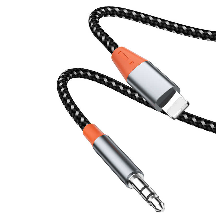 Yp06 Lightning To 3.5Mm Aux Ses Kablosu 1.2M