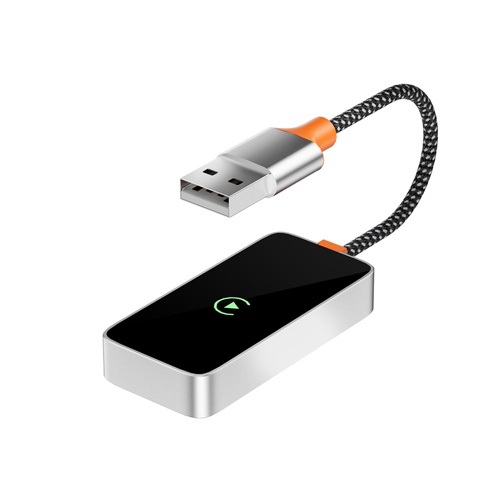 Wi-Cp002 Carplay Dijital Led Göstergeli Kablosuz Ses Alıcı Usb Girişli Bluetooth Adaptör