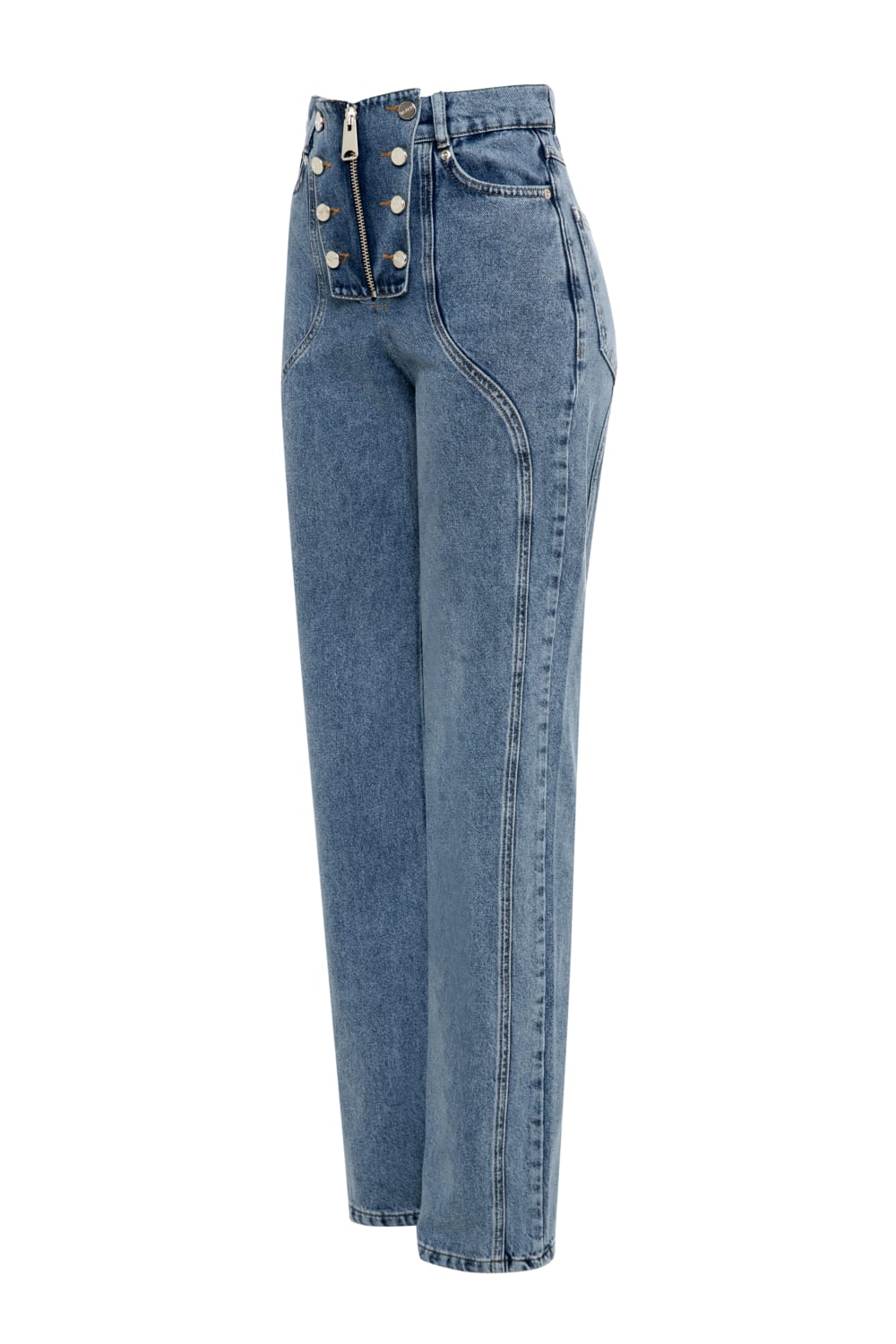 Wown-Lora Denim Jeans-Pantolon-2-fleurdirect.live