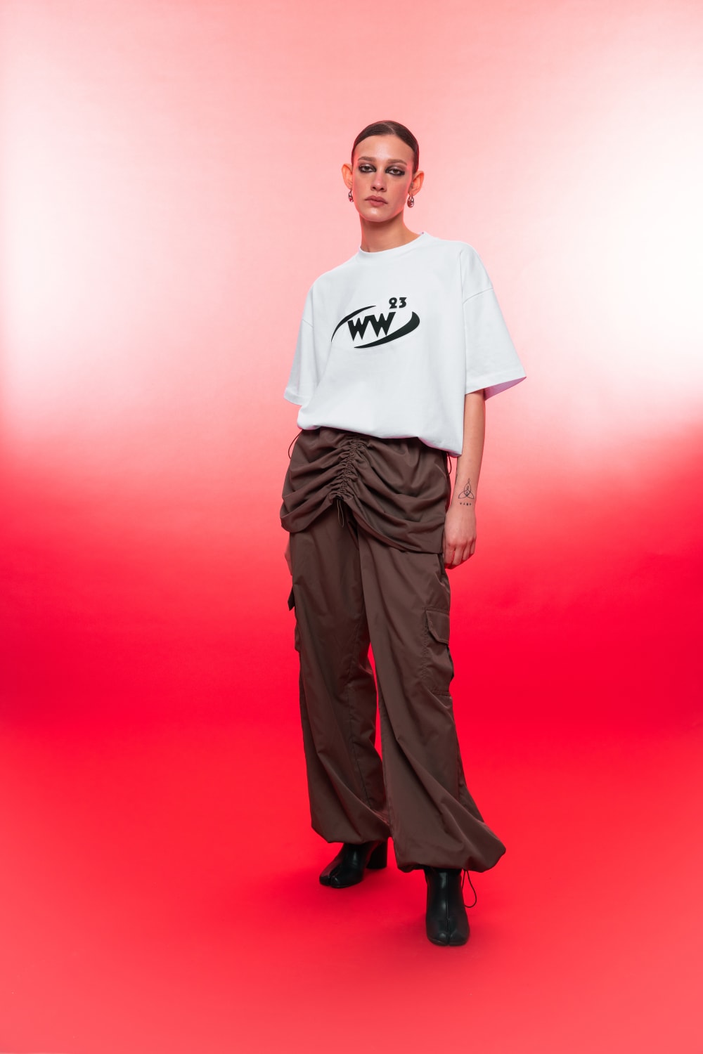 Wuen İstanbul-Parachute Pant Green-Pantolon-1-fleurdirect.live
