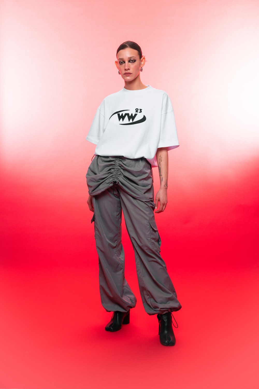 Wuen İstanbul-Parachute Pant Grey-Pantolon-1-fleurdirect.live