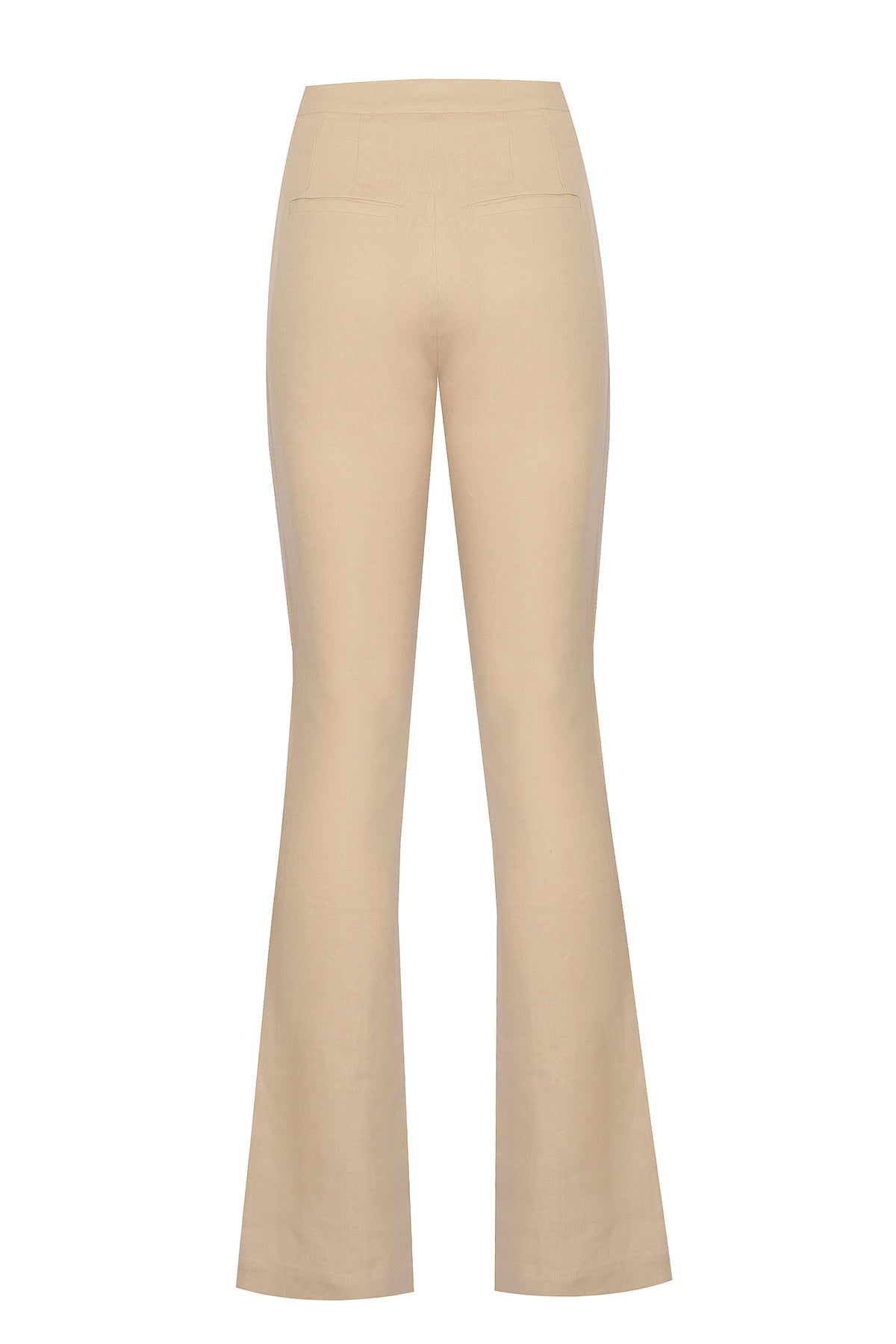 Yasemin Karagülle-Michelle Pants / Camel-Kumaş Pantolon-2-fleurdirect.live
