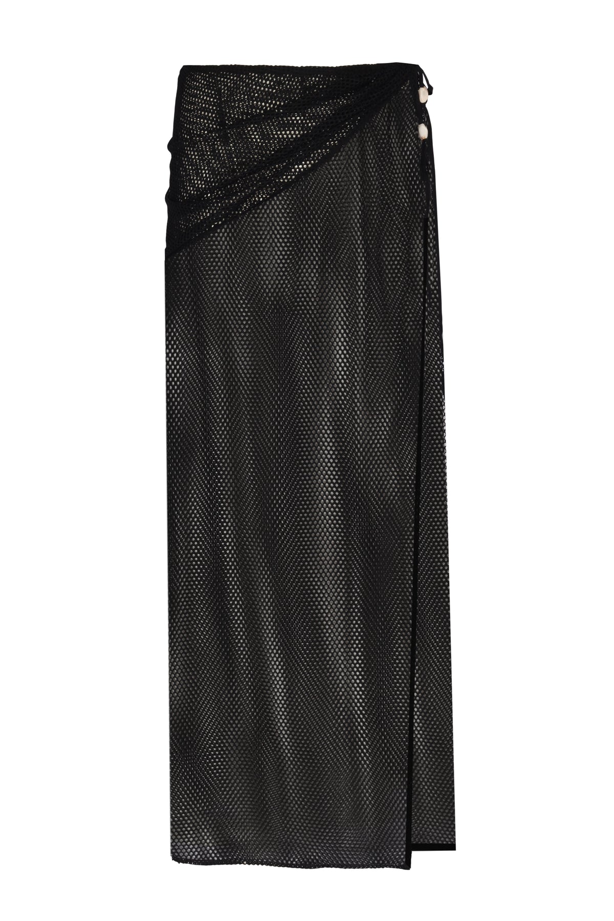 Yasemin Karagülle-Ness Skirt / Black-Etek-1-fleurdirect.live