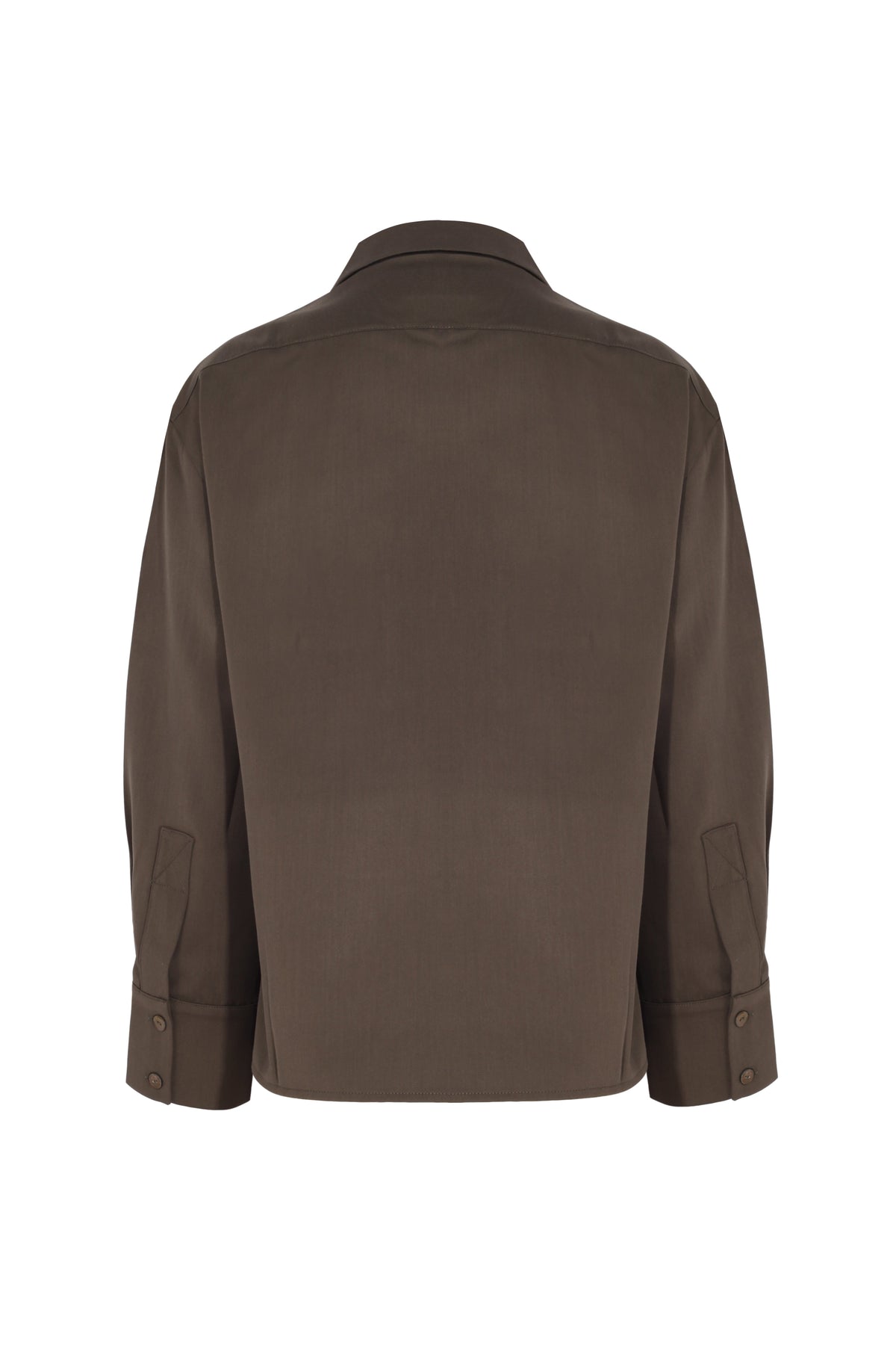 Yasemin Karagülle-Simone Shirt Dark Khaki-Gömlek-2-fleurdirect.live