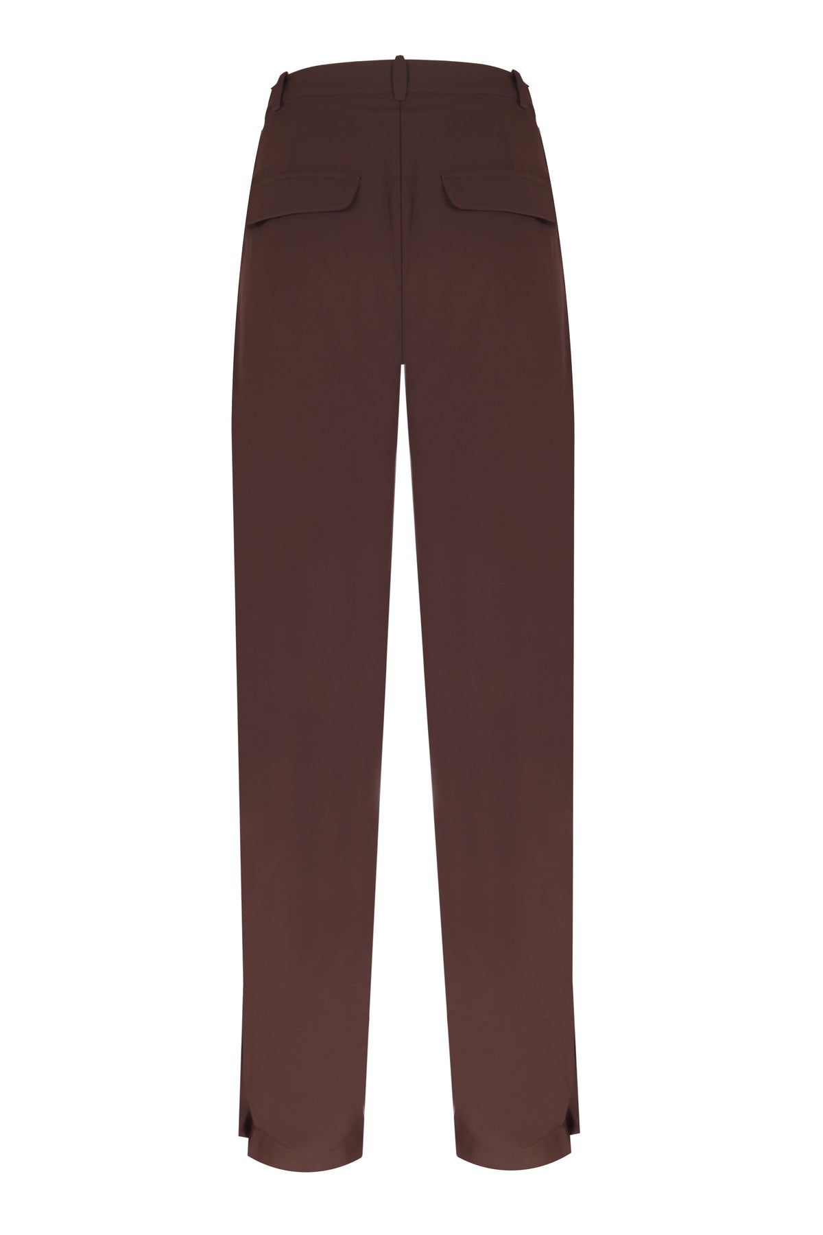 Yasemin Karagülle-Tracy Pants Dark Brown-Kumaş Pantolon-2-fleurdirect.live
