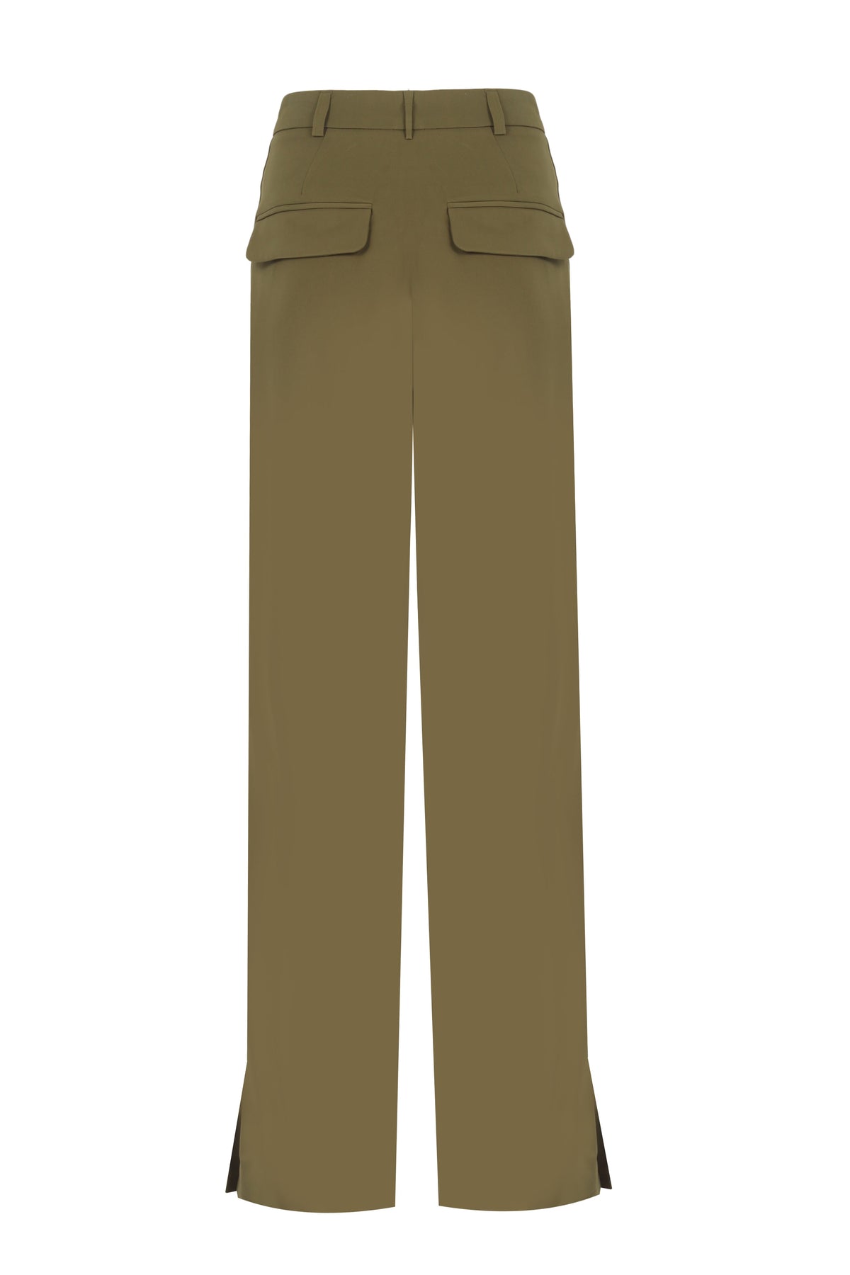 Yasemin Karagülle-Tracy Pants / Green-Kumaş Pantolon-2-fleurdirect.live