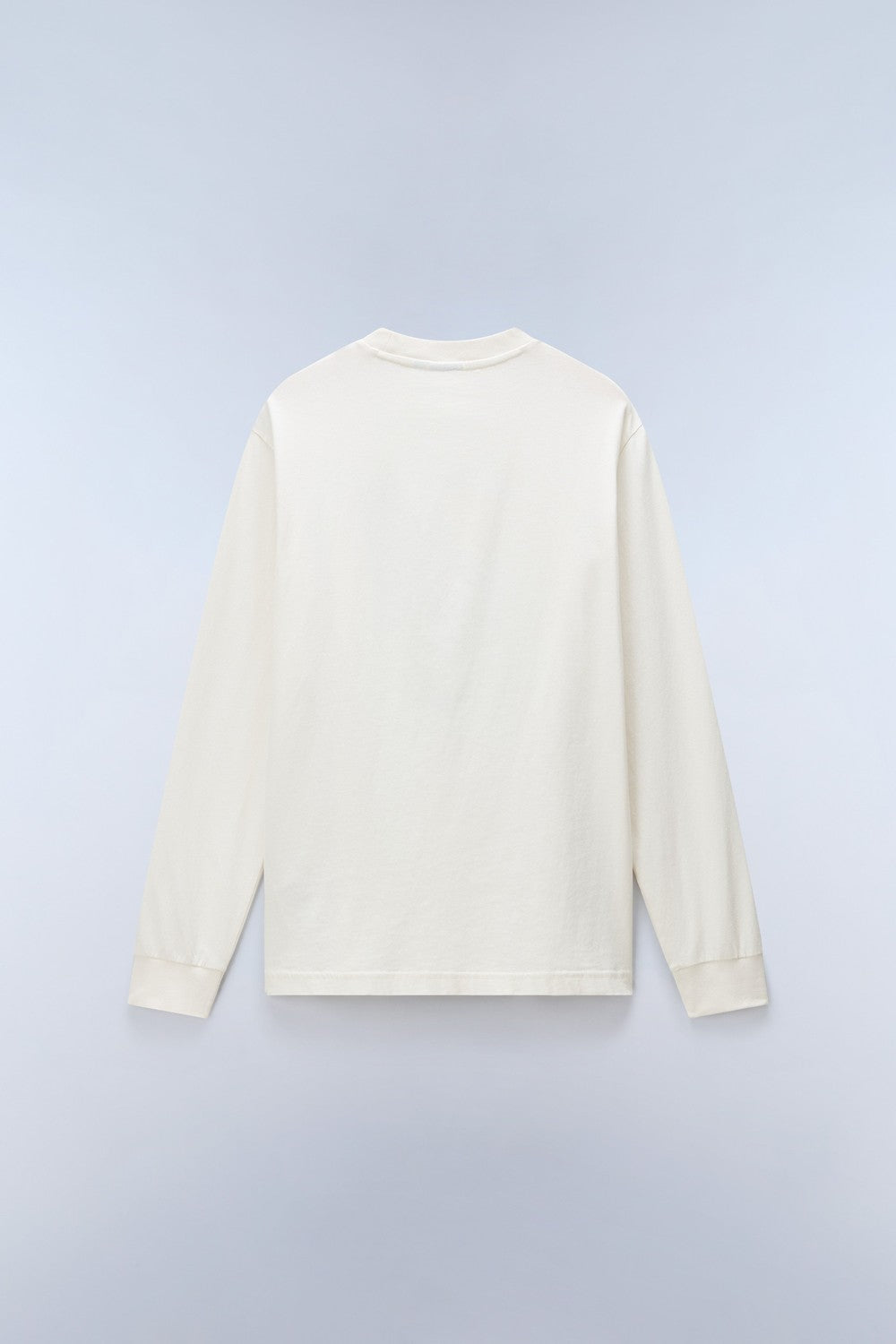 Napapijri-Tee Long-sleeve T-shirt / Beyaz Erkek T-shirt-T-Shirts-6-fleurdirect.live
