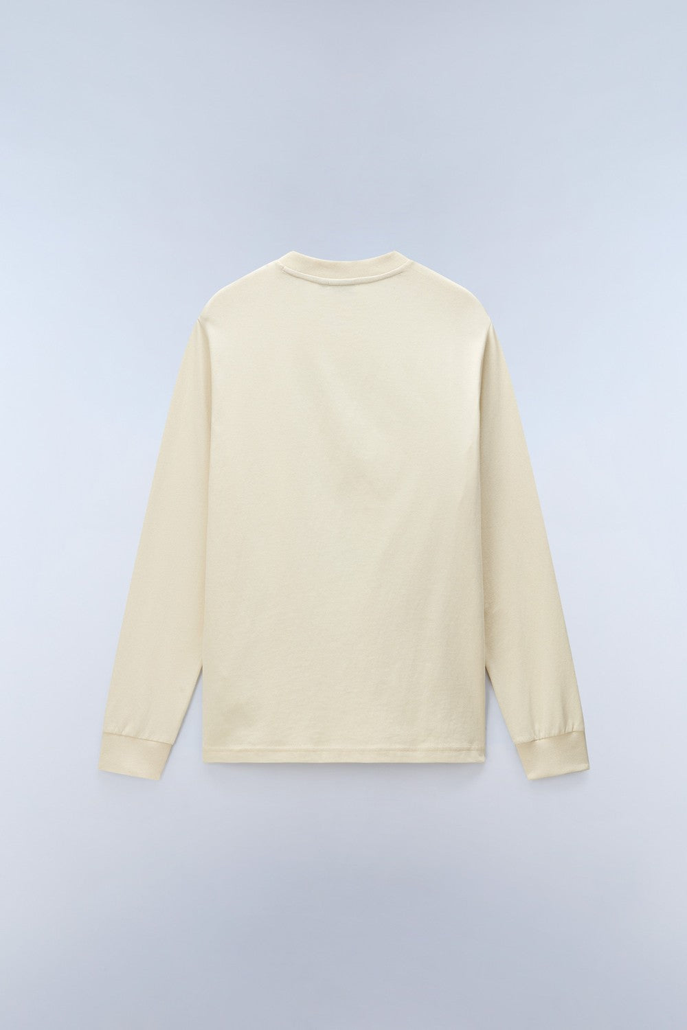 Napapijri-Tee Long-sleeve T-shirt / Beyaz Erkek T-shirt-T-Shirts-6-fleurdirect.live