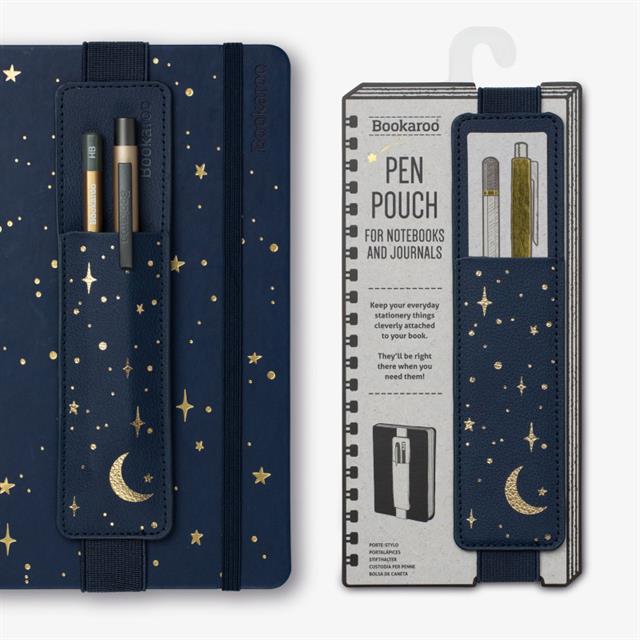 If Bookaroo Pen Pouch Moon & Stars Lastikli Kalemlik
