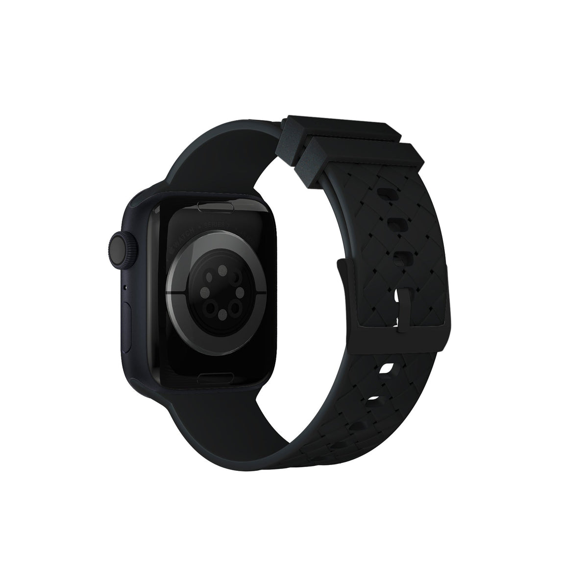 Apple Watch Uyumlu Bias Silikon Loop Kordon Coal Black