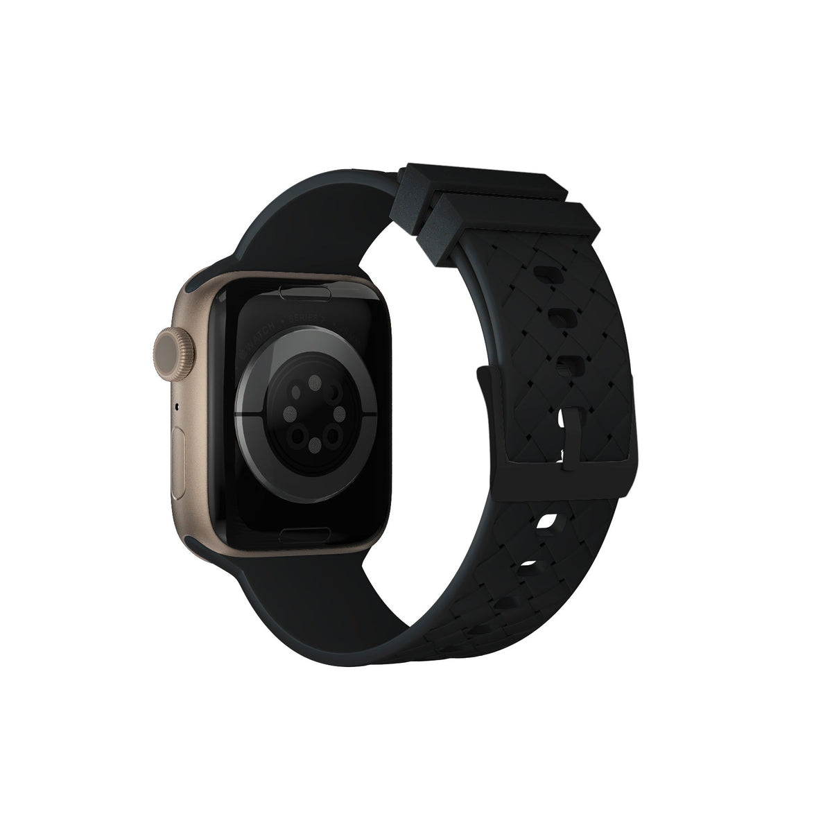 Apple Watch Uyumlu Bias Silikon Loop Kordon Coal Black
