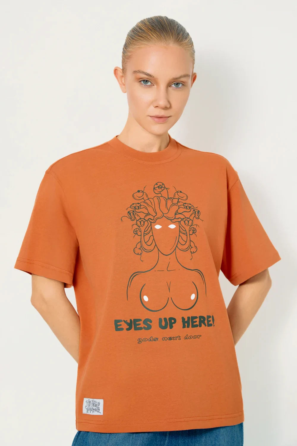 Gods Next Door-Eyes Up Here!-T-Shirts-1-fleurdirect.live