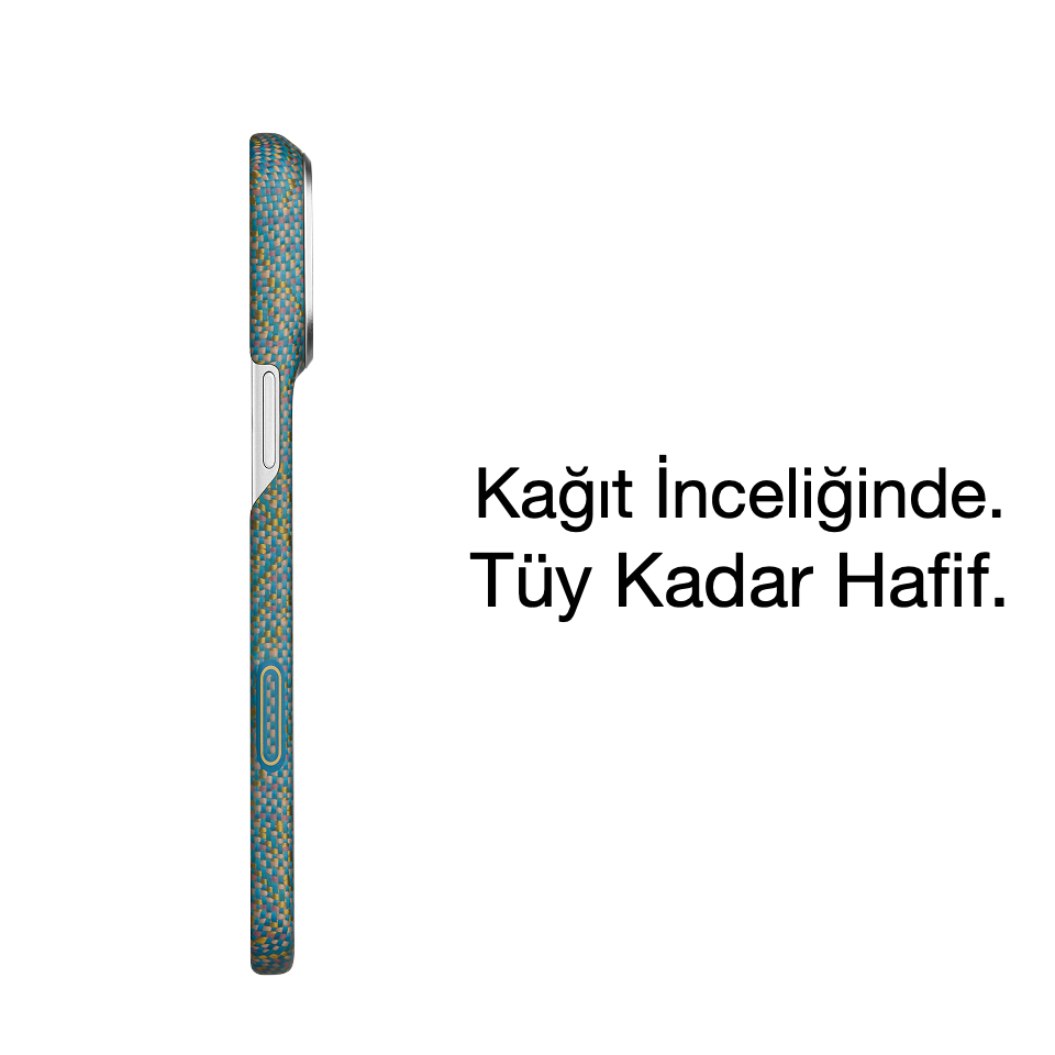 Iphone 18 Pro Karbon Kılıf Magsafe Uyumlu Aramid Fiber - Edge Berlin Nocturne
