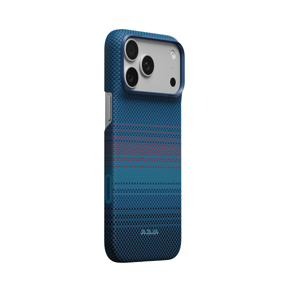 Iphone 18 Pro Max Karbon Kılıf Magsafe Uyumlu Aramid Fiber - Edge Midnight