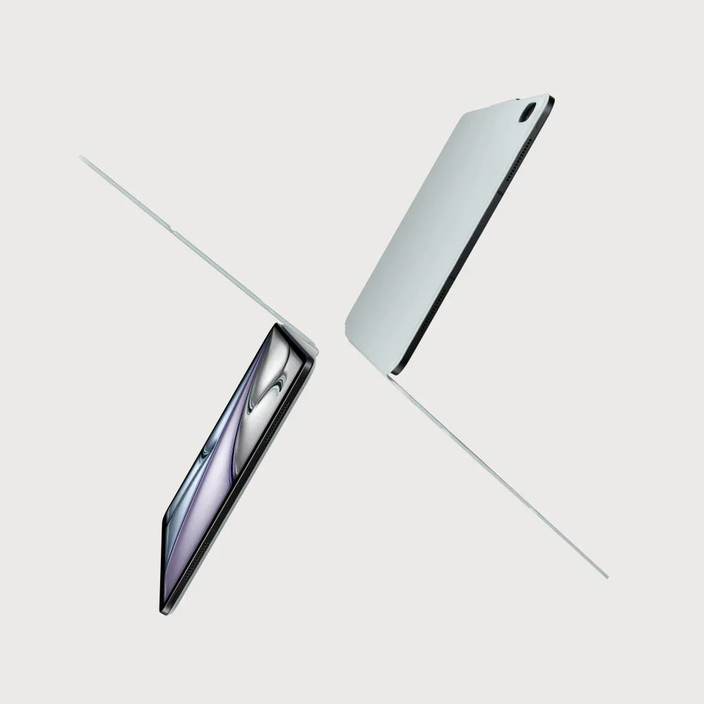 Ipad Air 11 M4 / M3 / M2 Kılıf Folio 3 Açık Mavi, Kalem Bölmeli Standlı