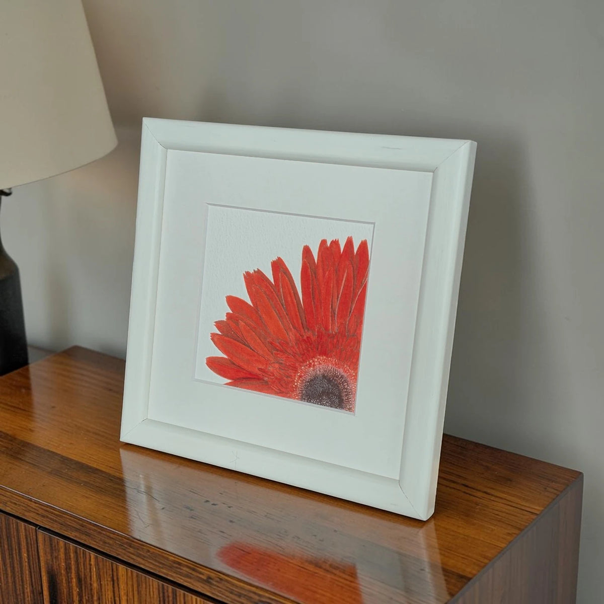 Gerbera Suluboya Fine Art Baskı