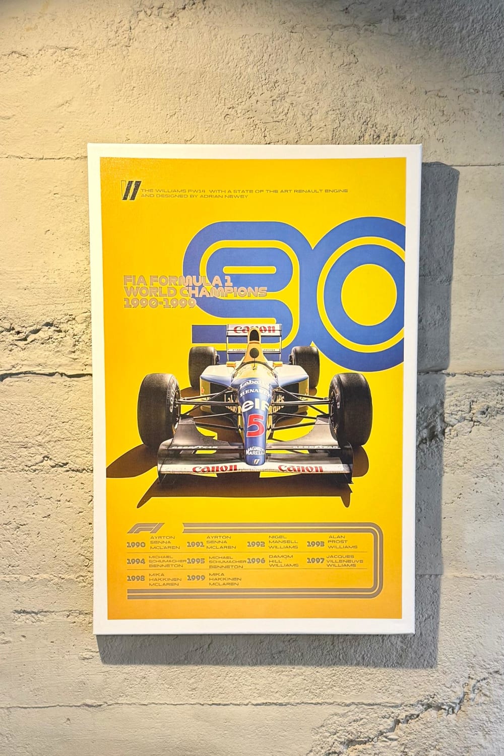 livingstore-F1 Poster-Duvar Dekorları-1-fleurdirect.live