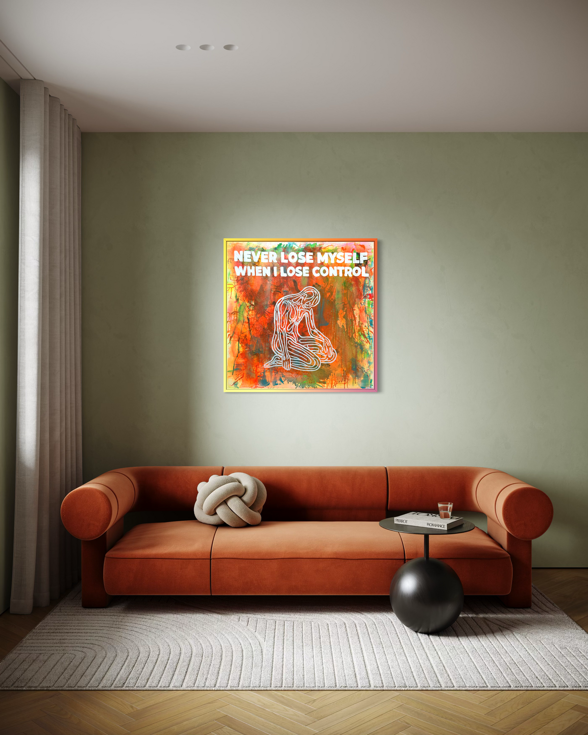 Lose Control Tablo | 100X100Cm