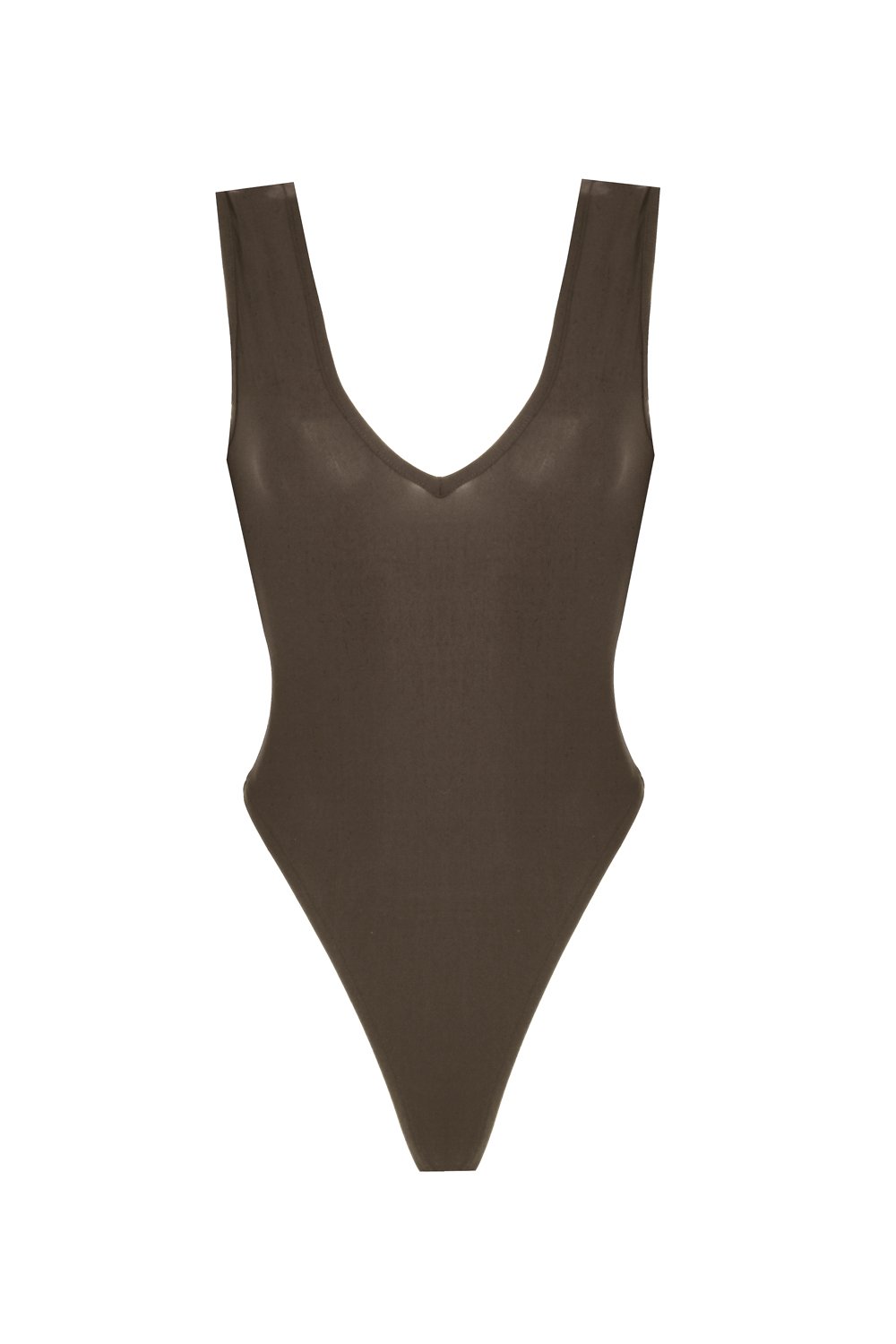 no'design-Önü V Yaka Dekolteli Bodysuit-Bodysuit-1-fleurdirect.live