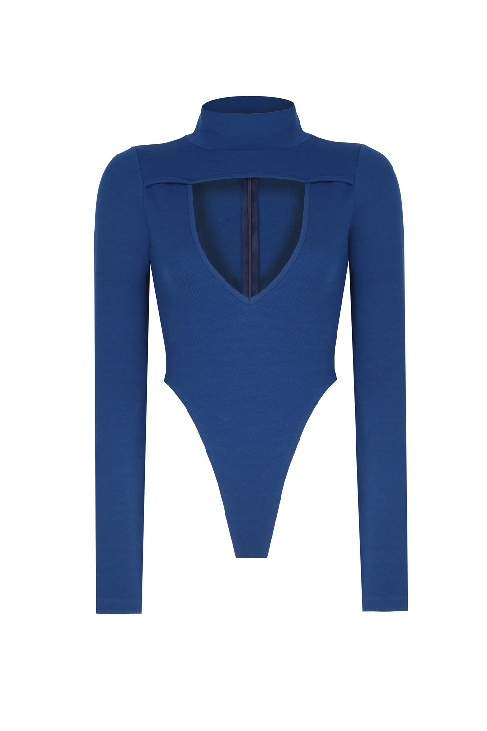 no'design-Pencere Dekolteli Fermuarlı Bodysuit-Bodysuit-2-fleurdirect.live