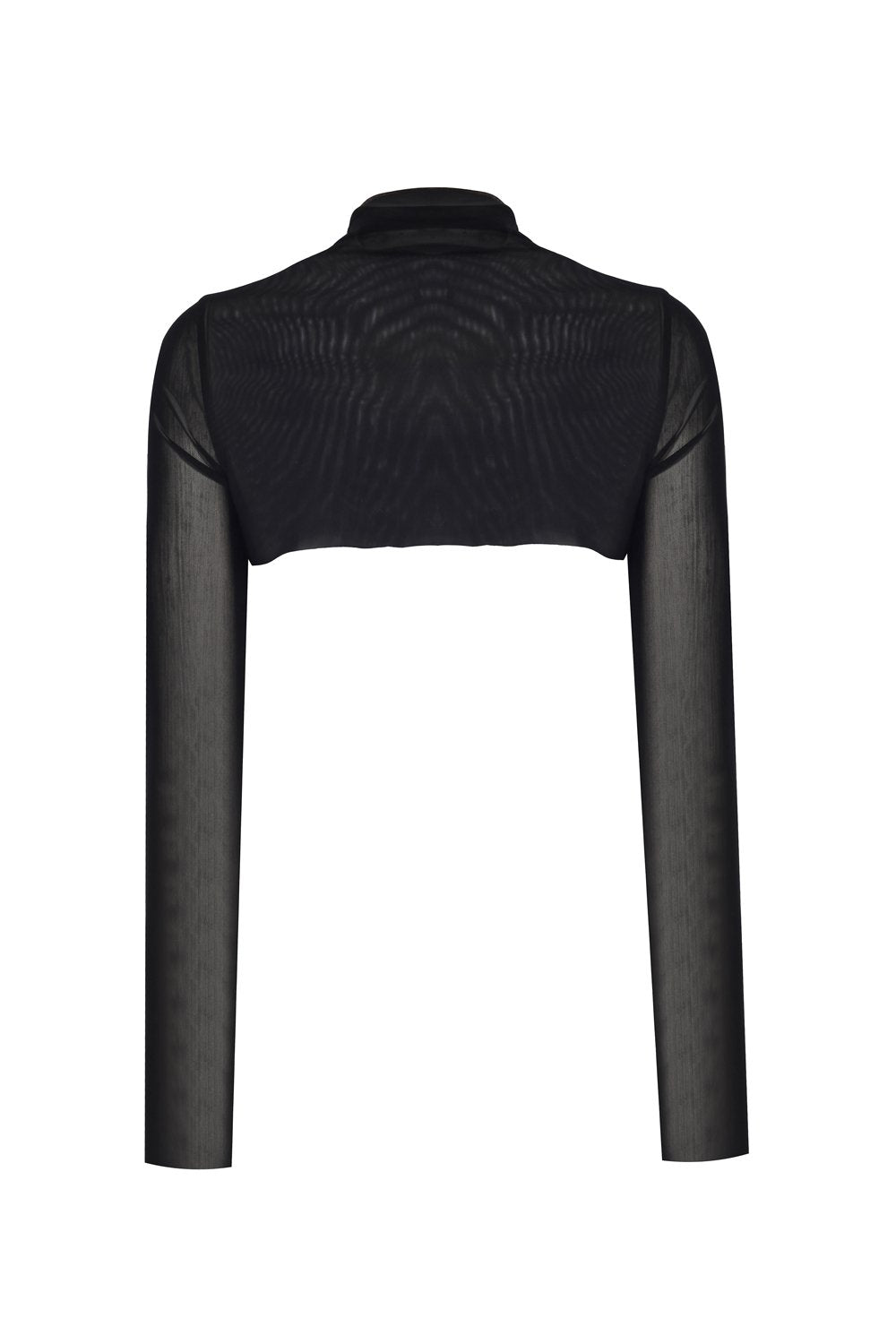 no'design-Trasnparan İspanyol Kol Bolero-Top-6-fleurdirect.live