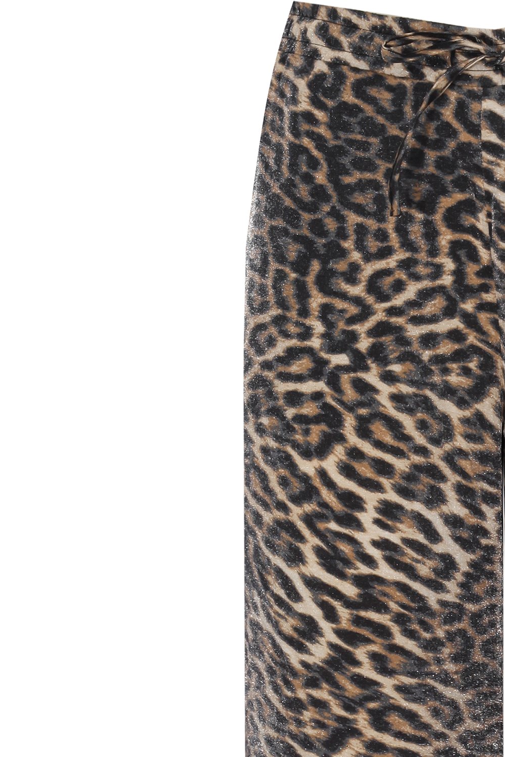 no'design-Yüksek Bel Ve Beli Lastikli Leopar Desenli̇ Bol Saten Pantolon-Pantolon-4-fleurdirect.live