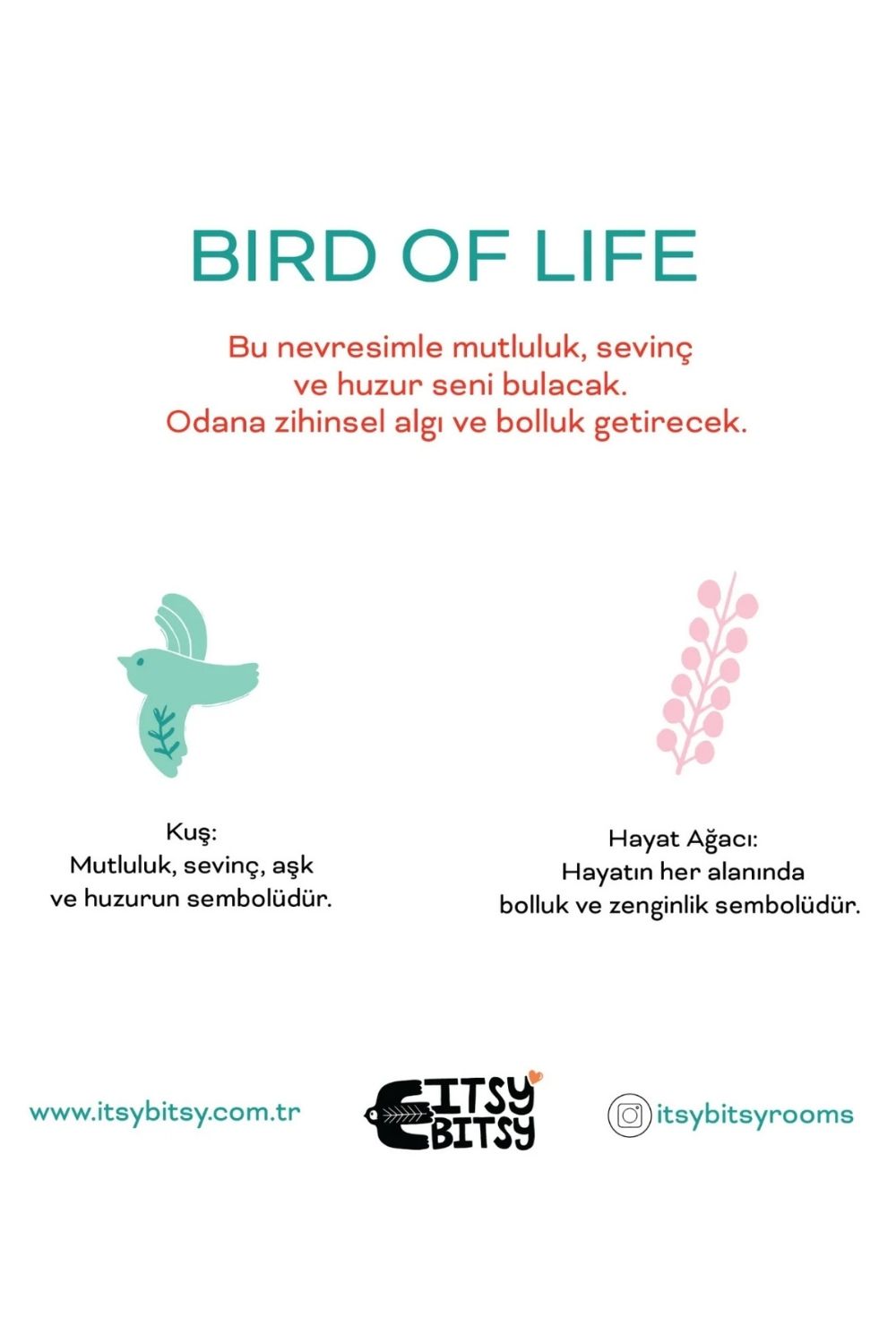 Bird Of Life Pamuk Saten Mint Yeşili Bebek Çarşaf Seti 80x140 Cm - 5