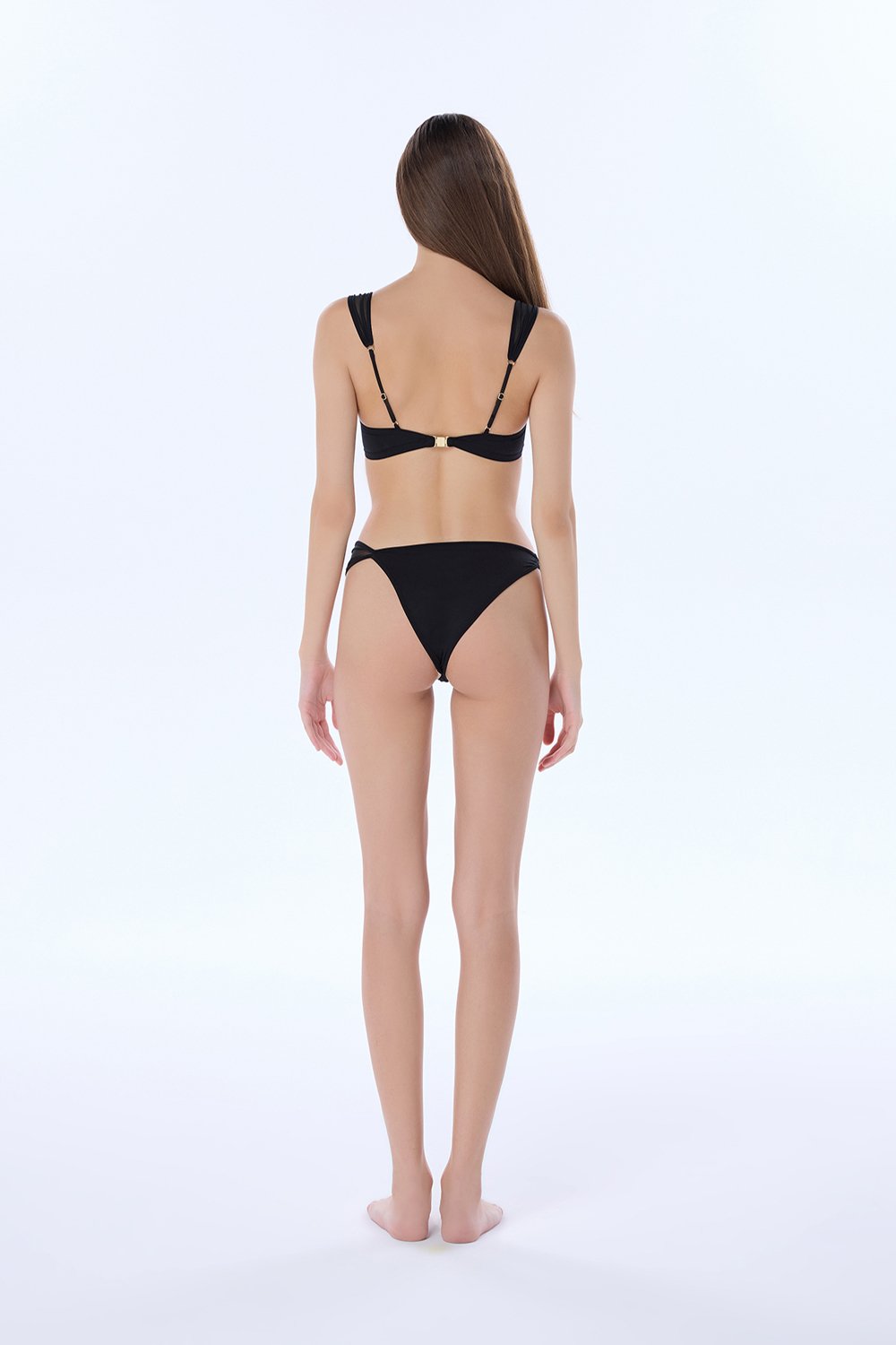 Scarlett Asimetrik Bikini Altı, Siyah - 4