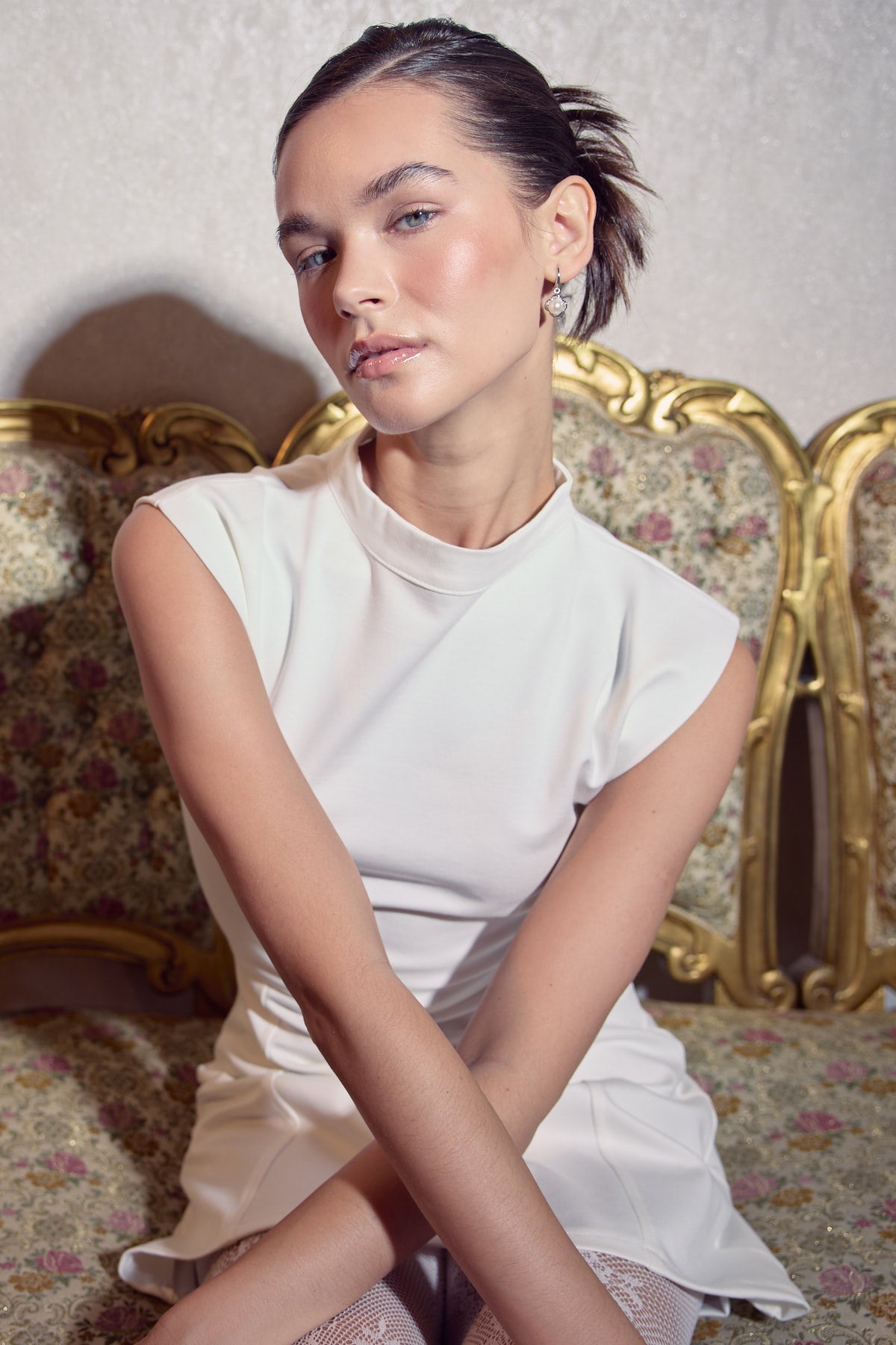 Lulu Elbise - Ekru - 8