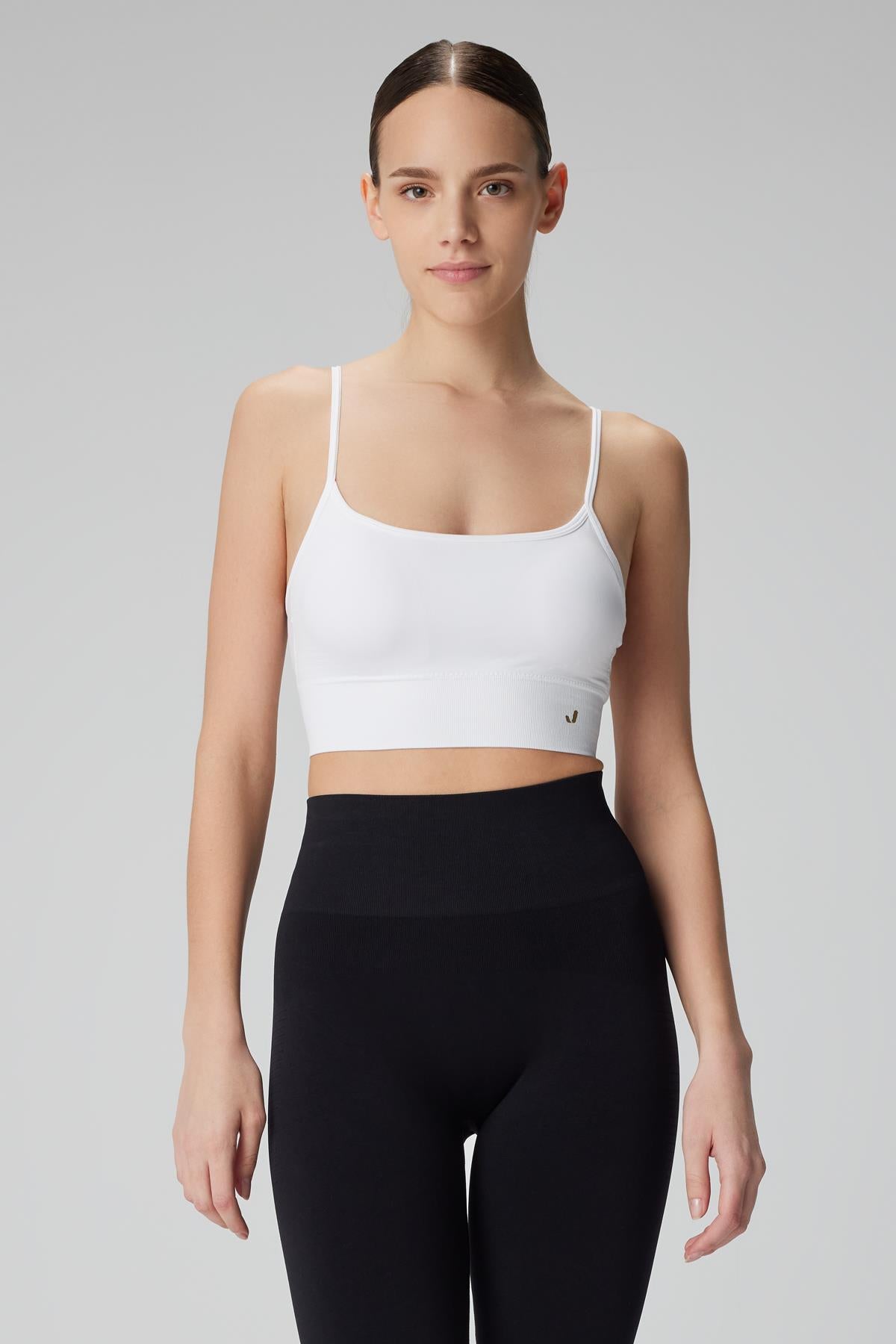 Vella İp Askılı Konfor Sport Bralet - Beyaz - 0