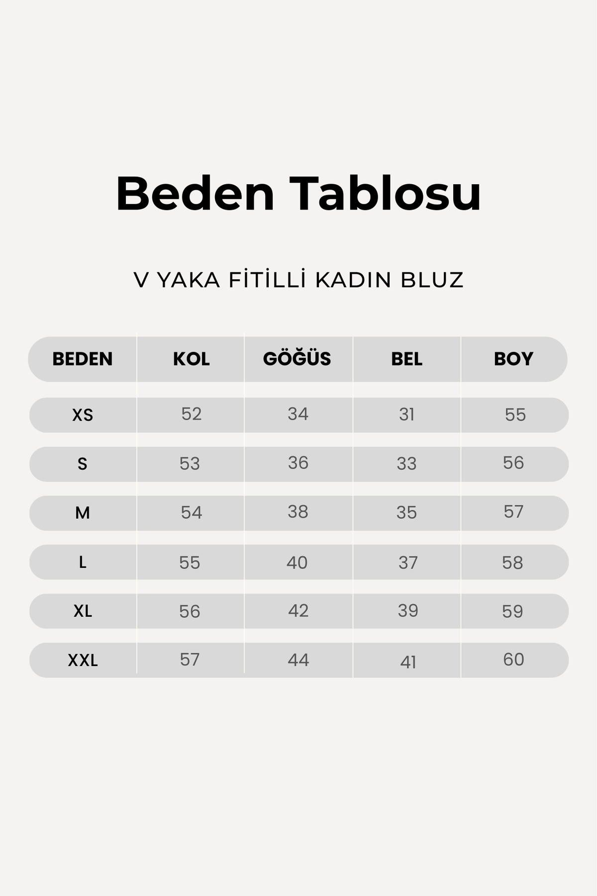 Fitilli V Yaka Uzun Kollu Kadın Bluz, Bej - 6
