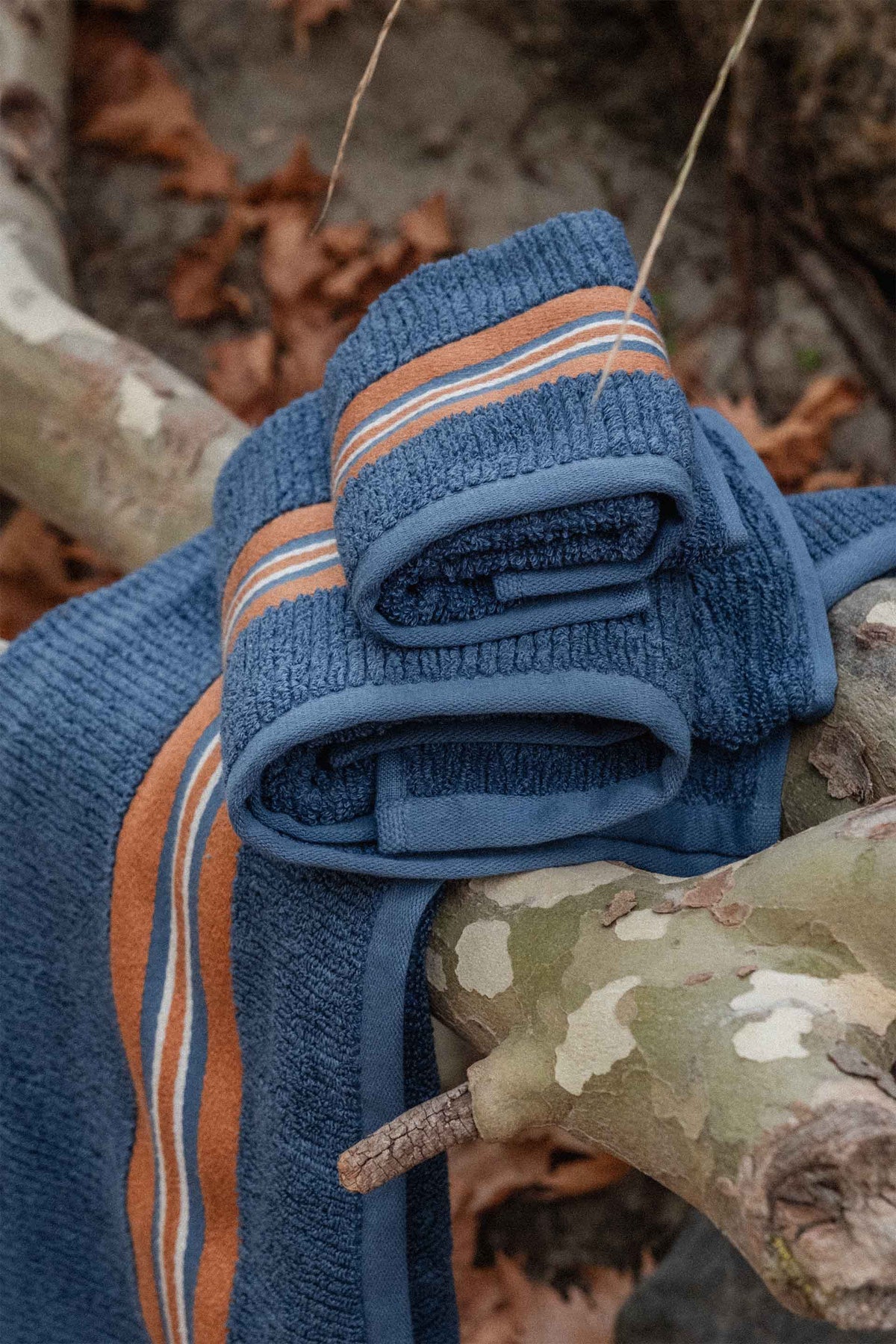 Strada Havlu Premium Set - Denim&Hardal
